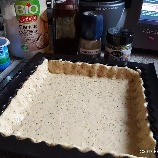 Pâte à tarte légère au yaourt