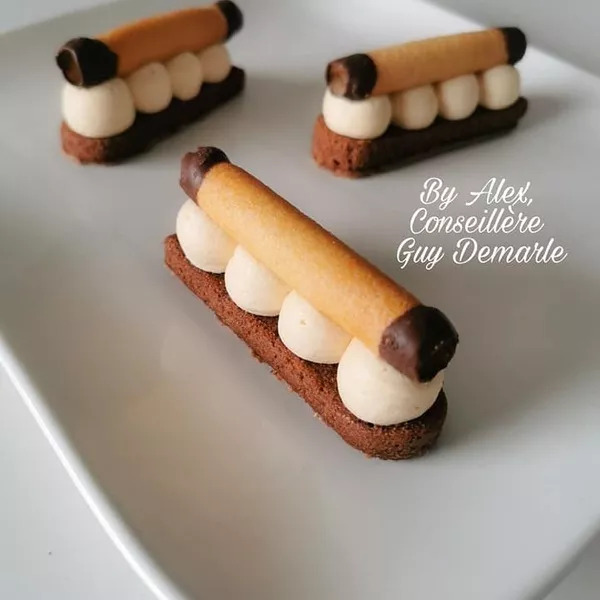 Brownies chantilly caramel