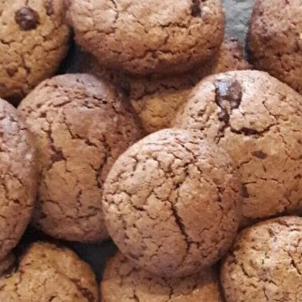 Cookies au chocolat et huile de coco