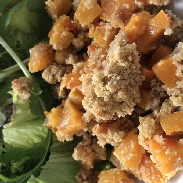 Crumble de potimarron ou potiron ou butternut...