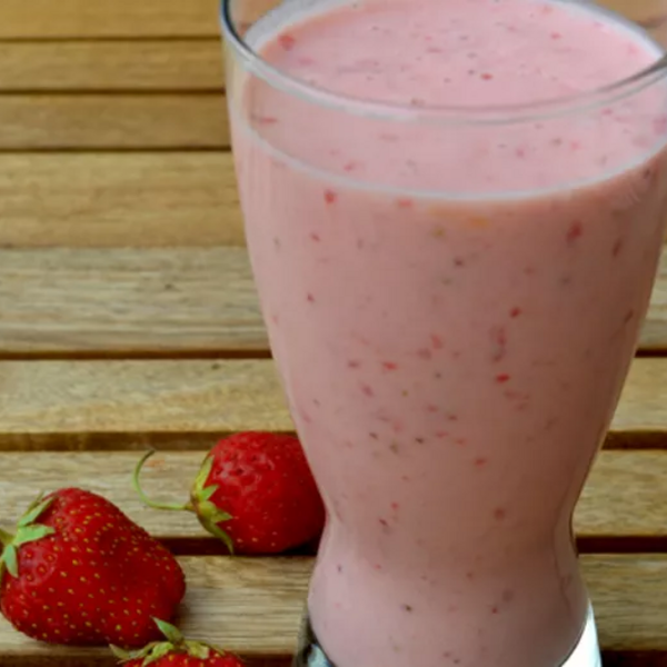 Smoothie banane fraise