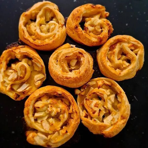 feuilletés aux pommes