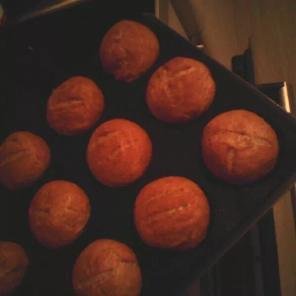 Petites boules de pain complet