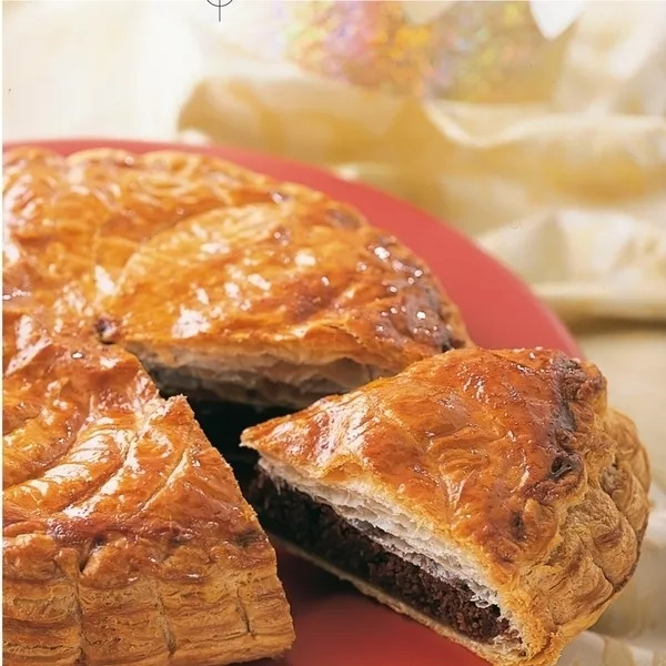 Galette des Rois fourrée au chocolat