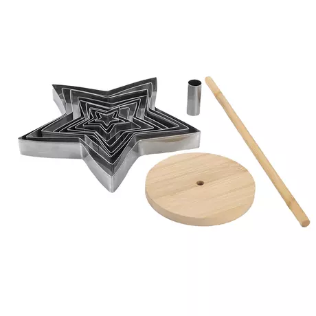 Kit sapin à biscuits étoiles