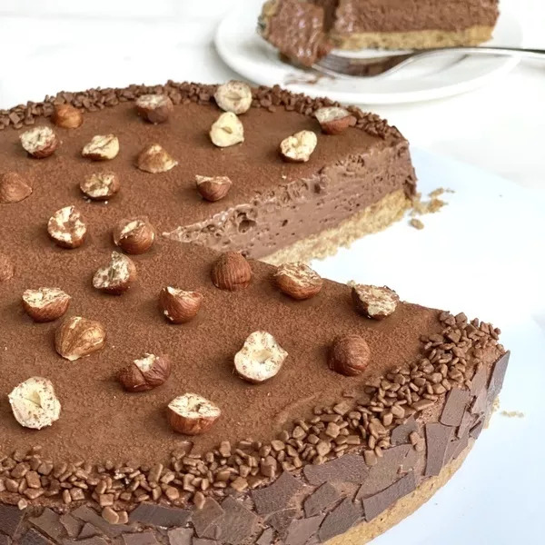 Entremets  chocolat/noisette  