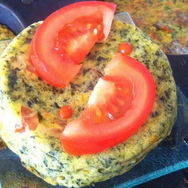 Terrines aux Epinards, Tomates et Poivron