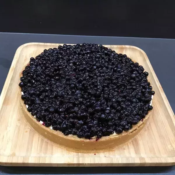 Tarte aux myrtilles sans cuisson  