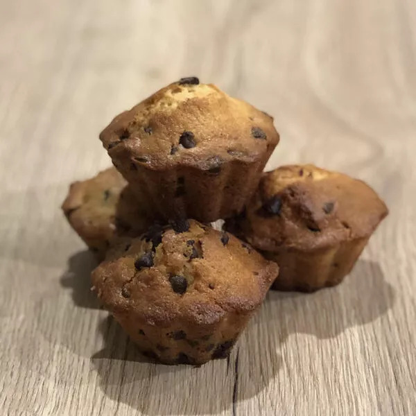 Muffins aux pépites de chocolat