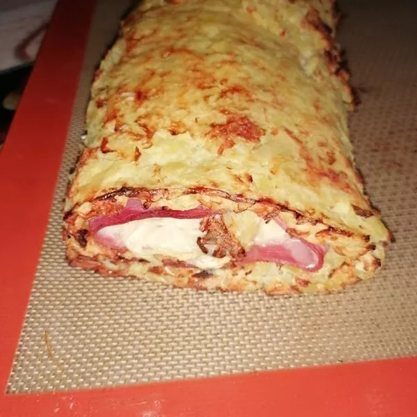 Roulé pommes de terre Jambon Fromage