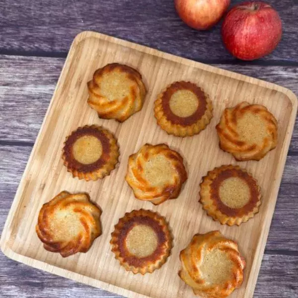 Moelleux aux  pommes et aux amandes