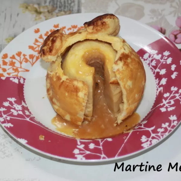 Pommes feuilletées au coeur caramel coulant