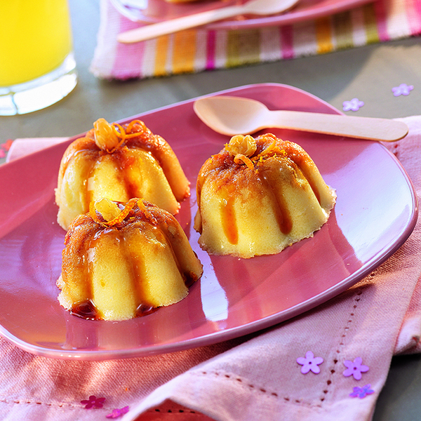 Petits gâteaux de semoule à l'orange