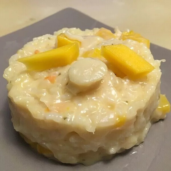 Risotto Mangue- Noix de St Jacques