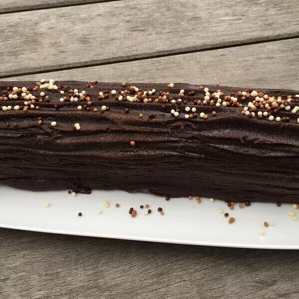 Bûche express chocolat poire