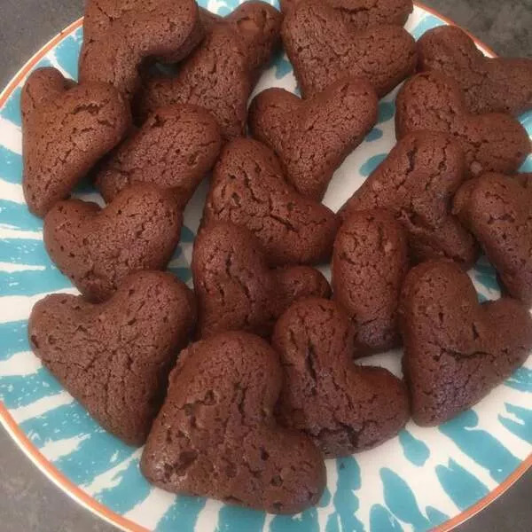 petits coeurs fondants au chocolat de Didou