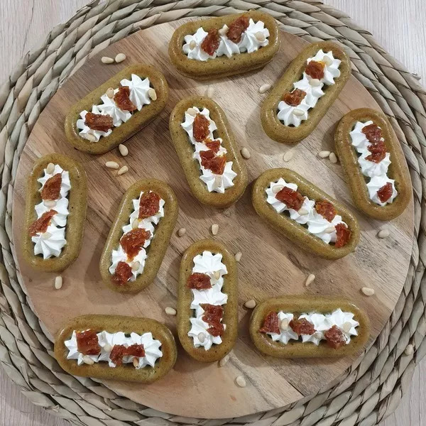 Barquettes au Pesto