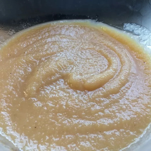 Compote de pommes bananes sans sucre ajouté