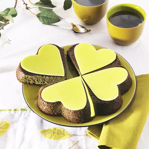 Gâteau Saint Patrick au thé Matcha