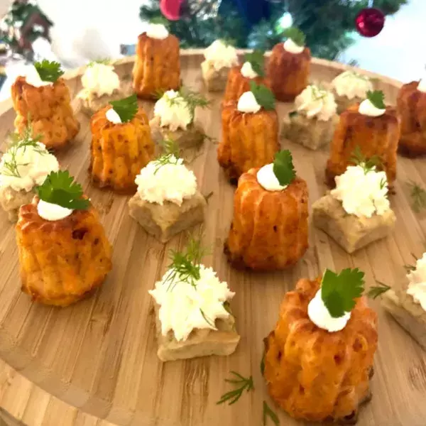 Mini-cannelés au chorizo