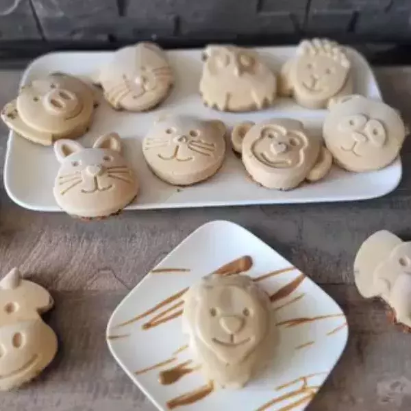 Animaux glacés au spéculoos