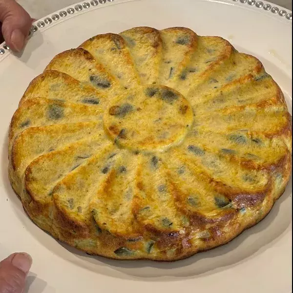 Flower Courgettes-Parmesan