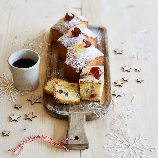 Cakes aux fruits confits