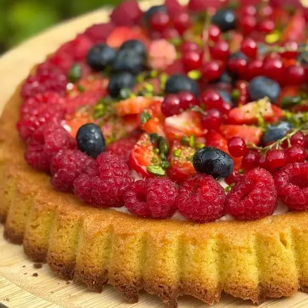 Tarte sablée aux fruits rouges 