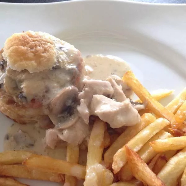 Vol au vent frites