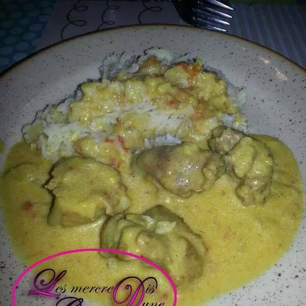 Sauté d'agneau au Curry