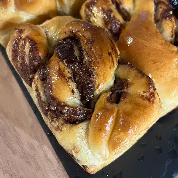 Brioches choco noisette