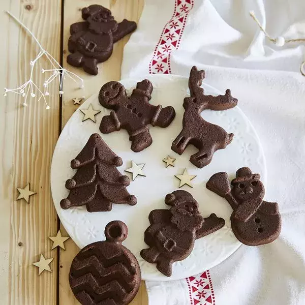  Biscuits de noël praliné chocolat