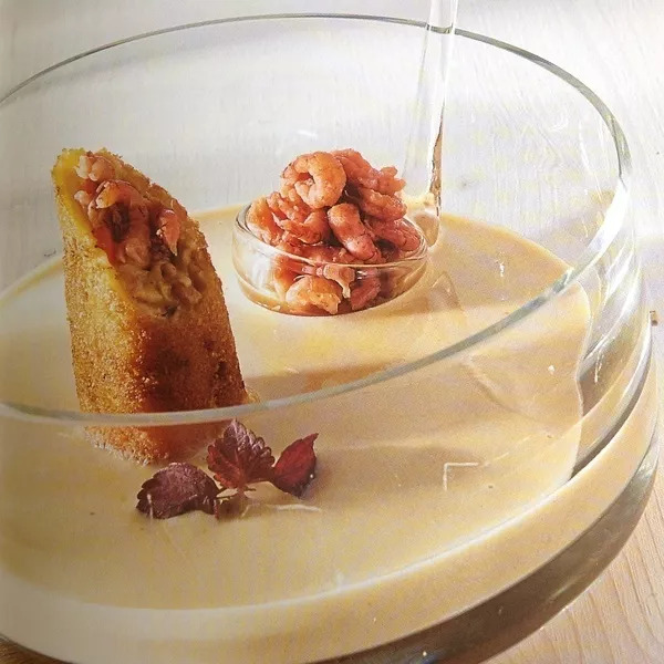 Velouté de crevettes aux endives (Dude)