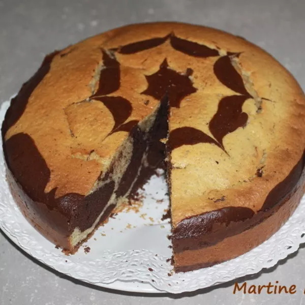 Gâteau bicolore