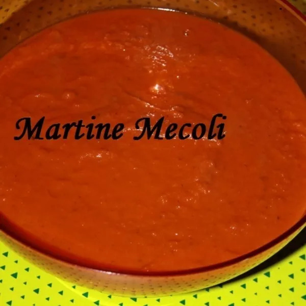 Coulis de tomates pour grande tablée sans cook'in