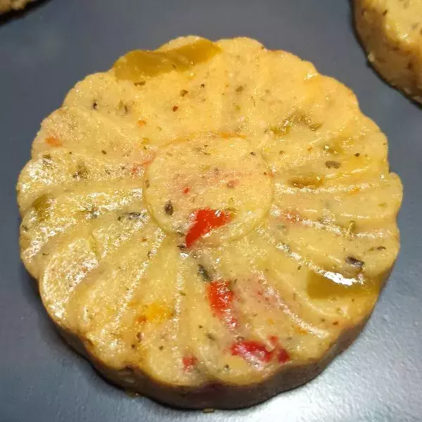 polenta moelleuse aux poivrons sans produit laitier