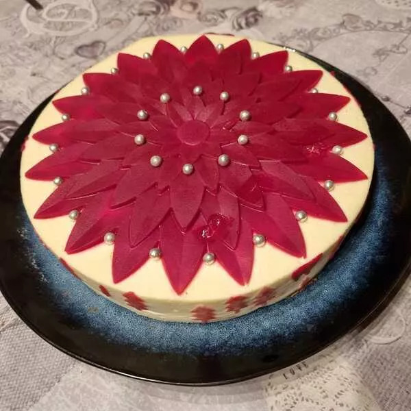 Entremet tiramisu vanille framboise 