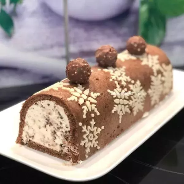 Bûche aux Ferrero Rocher