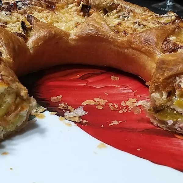 Ma quiche aux poireaux couronne