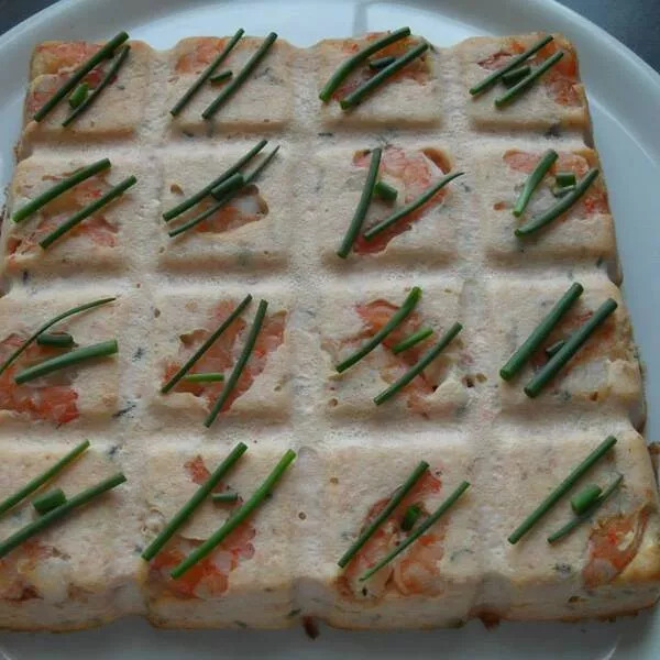 Terrine de saumon aux crevettes