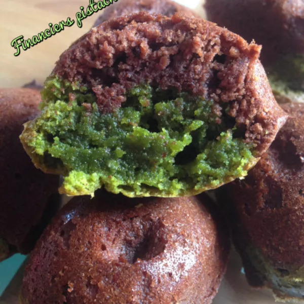 Financiers pistache et chocolat 