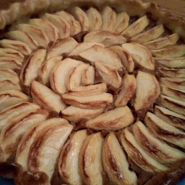 Tarte minute aux spéculoos et pommes