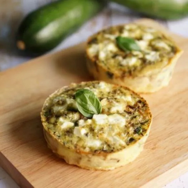 Clafoutis de courgettes au chèvre