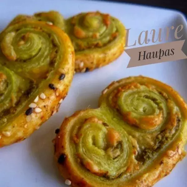 Palmiers au pesto 