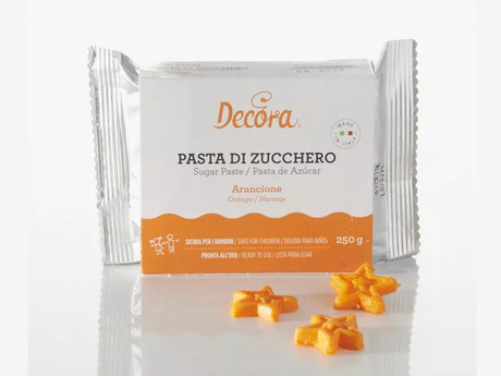 Pâte à sucre orange 250 g