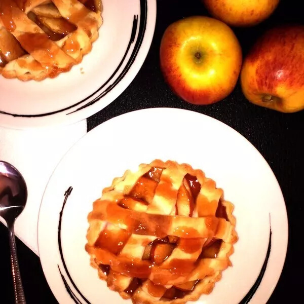 Tartelette quadrillée à l'ancienne 100% pommes