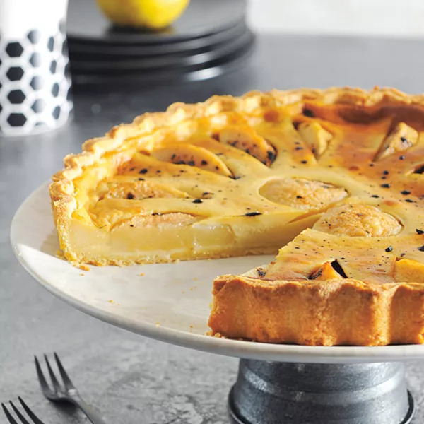 Tarte à la poire et réglisse