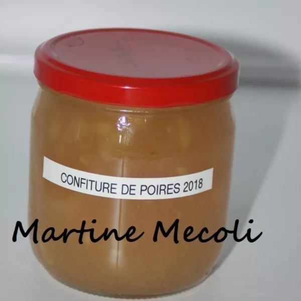 Confiture de poires sans cook'in