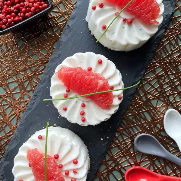 Cheesecake crabe pamplemousse 