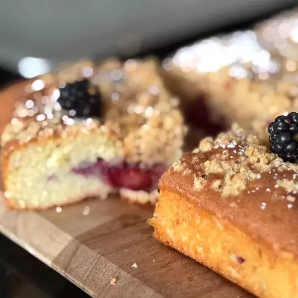 Gâteau moelleux aux mûres